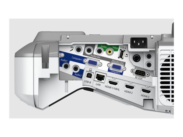 EPSON EB-695Wi 3LCD WXGA interactive ultra short throw projector 1280×800 16:10 3500 lumen 16W speaker