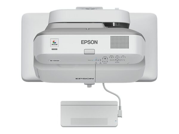 EPSON EB-695Wi 3LCD WXGA interactive ultra short throw projector 1280×800 16:10 3500 lumen 16W speaker