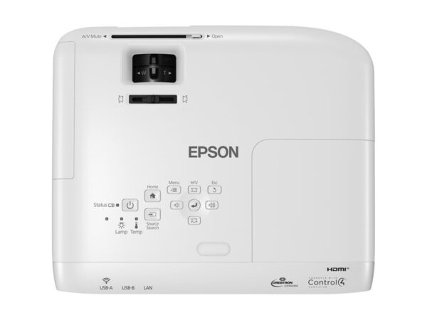 EPSON EB-W49 3LCD Projector 3800Lumen WXGA 1.30-1.56:1