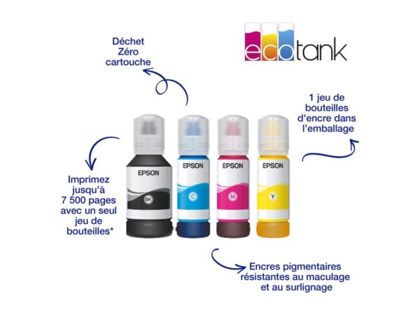 EPSON EcoTank ET-16150 Printer colour Duplex ink-jet A3 4800x1200dpi 25ppm mono/25ppm colour 550 sheets USB LAN Wi-Fi black