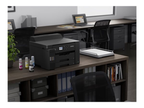 EPSON EcoTank ET-16150 Printer colour Duplex ink-jet A3 4800x1200dpi 25ppm mono/25ppm colour 550 sheets USB LAN Wi-Fi black