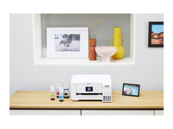 EPSON EcoTank ET-2856 MFP colour ink-jet refillable A4 10.5ppm print 100 sheets USB Wi-Fi white