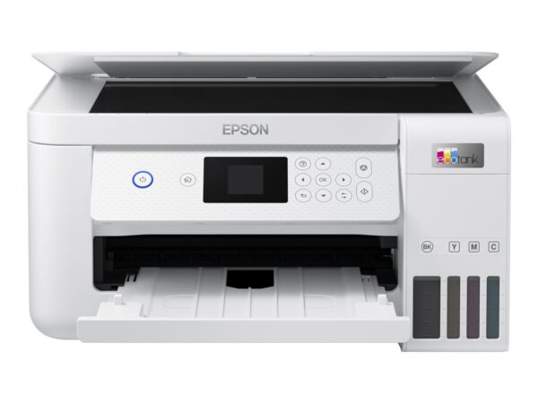 EPSON EcoTank ET-2856 MFP colour ink-jet refillable A4 10.5ppm print 100 sheets USB Wi-Fi white