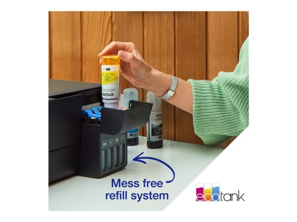EPSON EcoTank ET-2860 MFP colour ink-jet ITS A4 10ppm print 100 sheets USB Wi-Fi black
