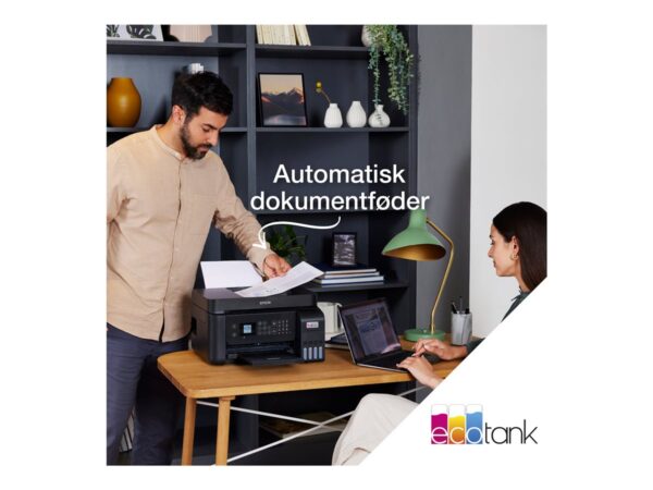 EPSON EcoTank ET-4850 MFP colour ink-jet refillable A4 15.5ppm print 250 sheets USB LAN Wi-Fi black