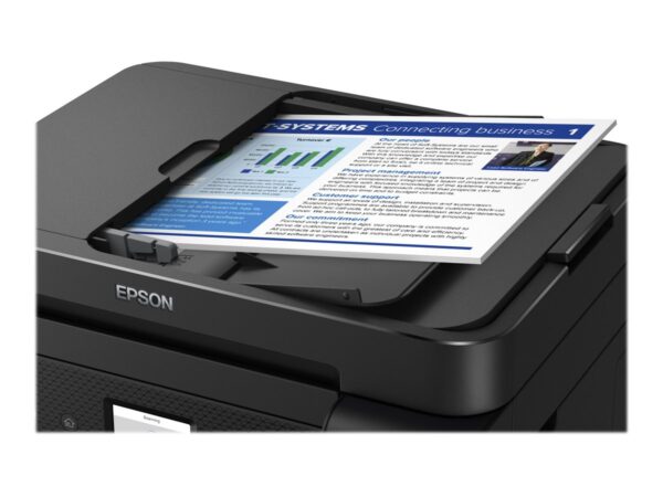 EPSON EcoTank ET-4850 MFP colour ink-jet refillable A4 15.5ppm print 250 sheets USB LAN Wi-Fi black