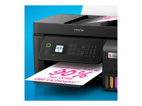 EPSON EcoTank ET-4850 MFP colour ink-jet refillable A4 15.5ppm print 250 sheets USB LAN Wi-Fi black