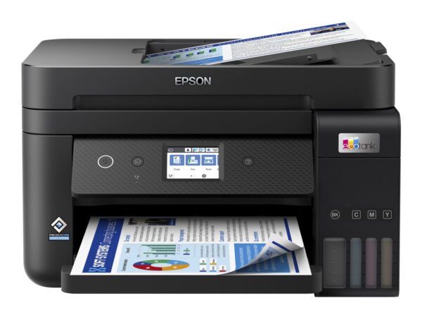 EPSON EcoTank ET-4850 MFP colour ink-jet refillable A4 15.5ppm print 250 sheets USB LAN Wi-Fi black