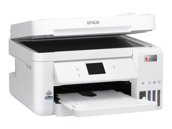 EPSON EcoTank ET-4856 MFP colour ink-jet refillable A4 15.5ppm print 250 sheets USB LAN Wi-Fi white