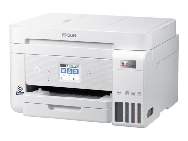 EPSON EcoTank ET-4856 MFP colour ink-jet refillable A4 15.5ppm print 250 sheets USB LAN Wi-Fi white