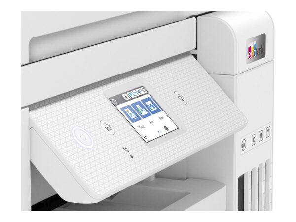 EPSON EcoTank ET-4856 MFP colour ink-jet refillable A4 15.5ppm print 250 sheets USB LAN Wi-Fi white