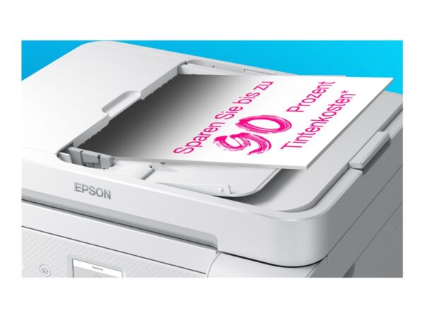 EPSON EcoTank ET-4856 MFP colour ink-jet refillable A4 15.5ppm print 250 sheets USB LAN Wi-Fi white