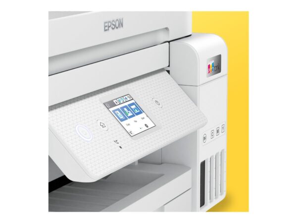 EPSON EcoTank ET-4856 MFP colour ink-jet refillable A4 15.5ppm print 250 sheets USB LAN Wi-Fi white