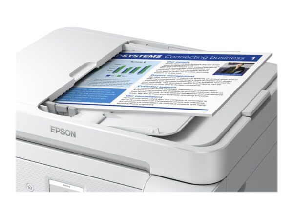 EPSON EcoTank ET-4856 MFP colour ink-jet refillable A4 15.5ppm print 250 sheets USB LAN Wi-Fi white
