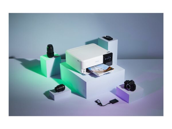 EPSON EcoTank ET-8500 MFP colour ink-jet refillable A4 16ppm print USB LAN USB host Wi-Fi white