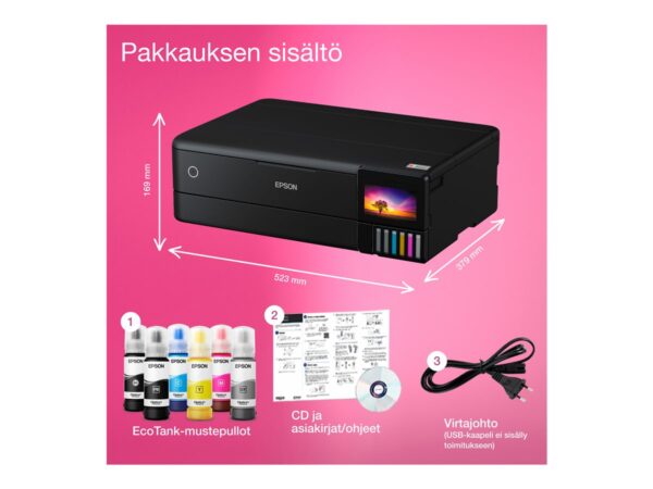 EPSON EcoTank ET-8550 Multifunctional Inkjet A3+ 16/12 ppm