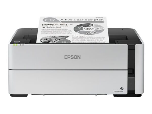 EPSON EcoTank ET-M1180 Printer Mono B/W Duplex ink-jet refillable A4 1200x2400dpi 20ppm capacity 250 sheets USB 2.0 LAN Wi-Fi