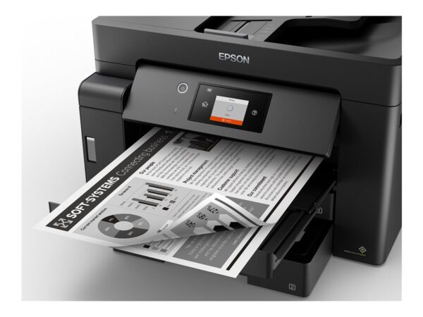 EPSON EcoTank ET-M16600 MFP Mono B/W ink-jet A3 plus 329x483mm A3 25ppm print 550 sheets USB LAN USB host Wi-Fi