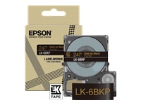 EPSON Metallic Tape Black/Gold 24mm 9m LK-6BKP
