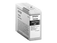 EPSON Singlepack Matte Black T85080N UltraChrome HD ink 80ml