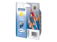 EPSON T0324 cartouche d encre jaune capacité standard 16ml 420 pages 1-pack blister sans alarme