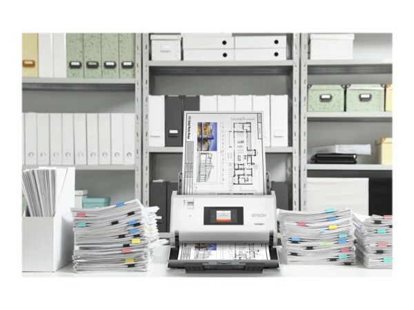 EPSON WorkForce DS-30000 Document scanner Contact Image Sensor CIS Duplex A3 600x600dpi 70ppm ADF 120sheets 30000scans/d USB 3.0