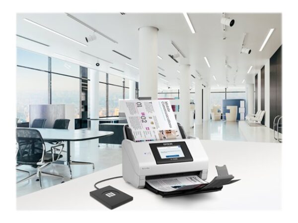 EPSON WorkForce DS-790WN Document scanner Duplex A4 600x600dpi 45ppm mono/45ppm colour ADF 100sheets 7000scans/d USB 3.0 Wi-Fi