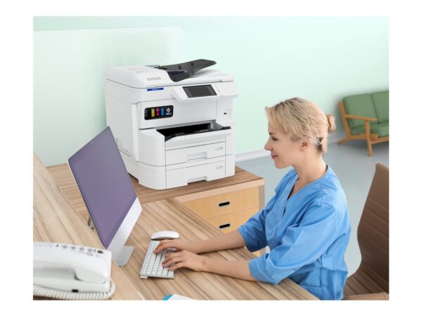 EPSON WorkForce Pro EM-C7100DWF Inkjet Multifunction Printer A3 color 25ppm