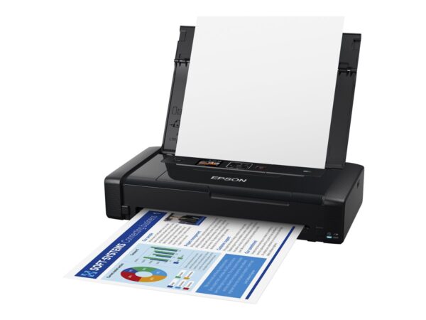 EPSON WorkForce WF-110W Printer colour ink-jet A4 5760x1440dpi 7ppm mono/4ppm colour capacity 20 sheets USB 2.0 Wi-Fi