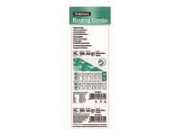 FELLOWES 5347405 Binding comb 19mm white 100pcs
