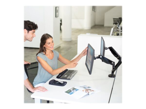 FELLOWES Bras porte écran double Platinium Série
