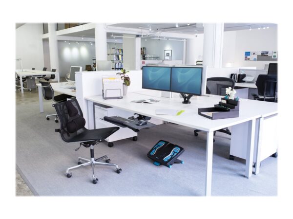 FELLOWES Bras porte écran double Platinium Série