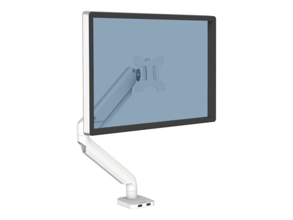 FELLOWES Bras Porte-Ecran Simple Blanc Platinum Series