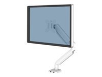 FELLOWES Bras Porte-Ecran Simple Blanc Platinum Series