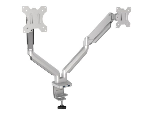 FELLOWES Bras Porte-Ecrans Double Gris Platinum Series