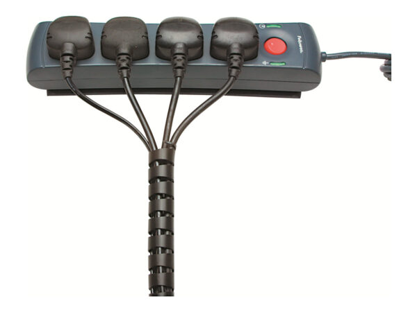 FELLOWES CableZip™ – Rassembleur de câbles – Noir