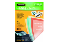 FELLOWES COUV A4 TRANSPARENT 150 MIC Pack de 100