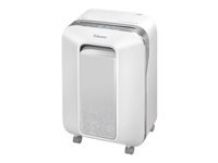 FELLOWES DESTRUCTEUR MICROSHRED LX201 BLANC COUPE MICROPARTICULES 230V EU