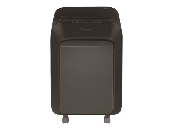 FELLOWES DESTRUCTEUR MICROSHRED LX211 NOIR COUPE MICROPARTICULES 230V EU/UK