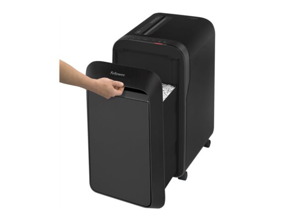 FELLOWES DESTRUCTEUR MICROSHRED LX221 NOIR COUPE MICROPARTICULES 230V EU/UK