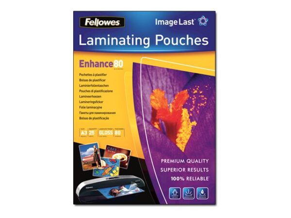 FELLOWES IL POCHETTES A3 80 MICRONS X 25
