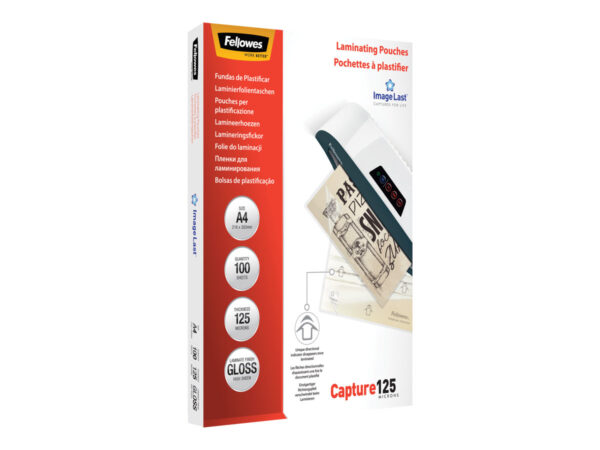 FELLOWES IL POCHETTES A4 125 MICRONS X 100