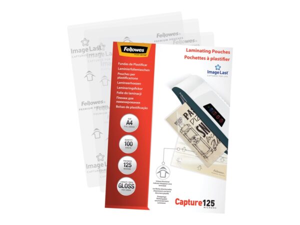 FELLOWES IL POCHETTES A4 125 MICRONS X 100
