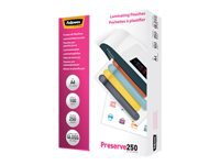 FELLOWES LAMINATING POUCH A4 250MIC 100PK