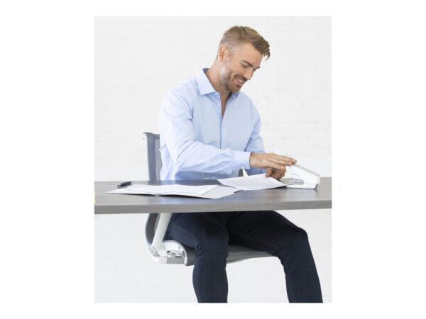 FELLOWES LX840 Half Strip Stapler White