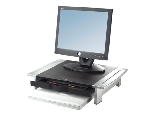 FELLOWES MONITOR RISER STAND FOR MONITOR BLACK SILVER