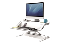 FELLOWES plate-forme assis-debout lotus – blanc