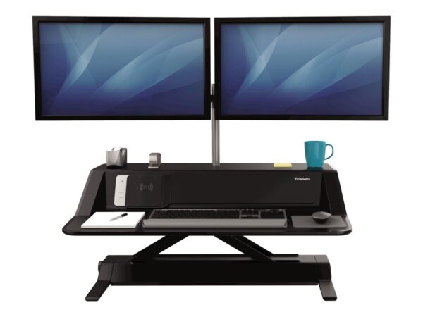 FELLOWES PLATE-FORME ASSIS-DEBOUT LOTUS DX – NOIR