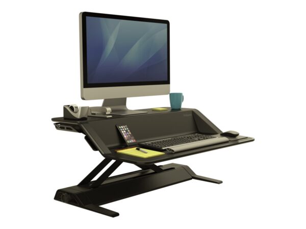 FELLOWES Plate-Forme Assis-Debout Lotus-Noir
