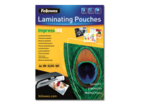 FELLOWES POCHETTES A4 100 MICRONS X 100